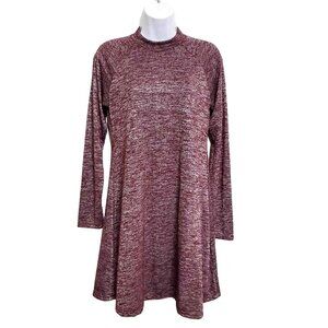 Enough About Me | Mock Neck Long Sleeve Dress Women's Size Medium Excellent very